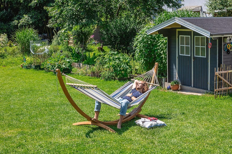 LA SIESTA Alisio Single Spreader Bar Hammock (W 140 cm) (Sea Salt) - Image 2